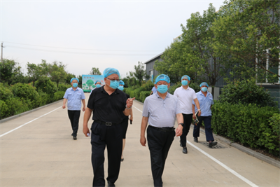 魯醫控股潘若雷董事長(cháng)一行到正信味業(yè)考察指導