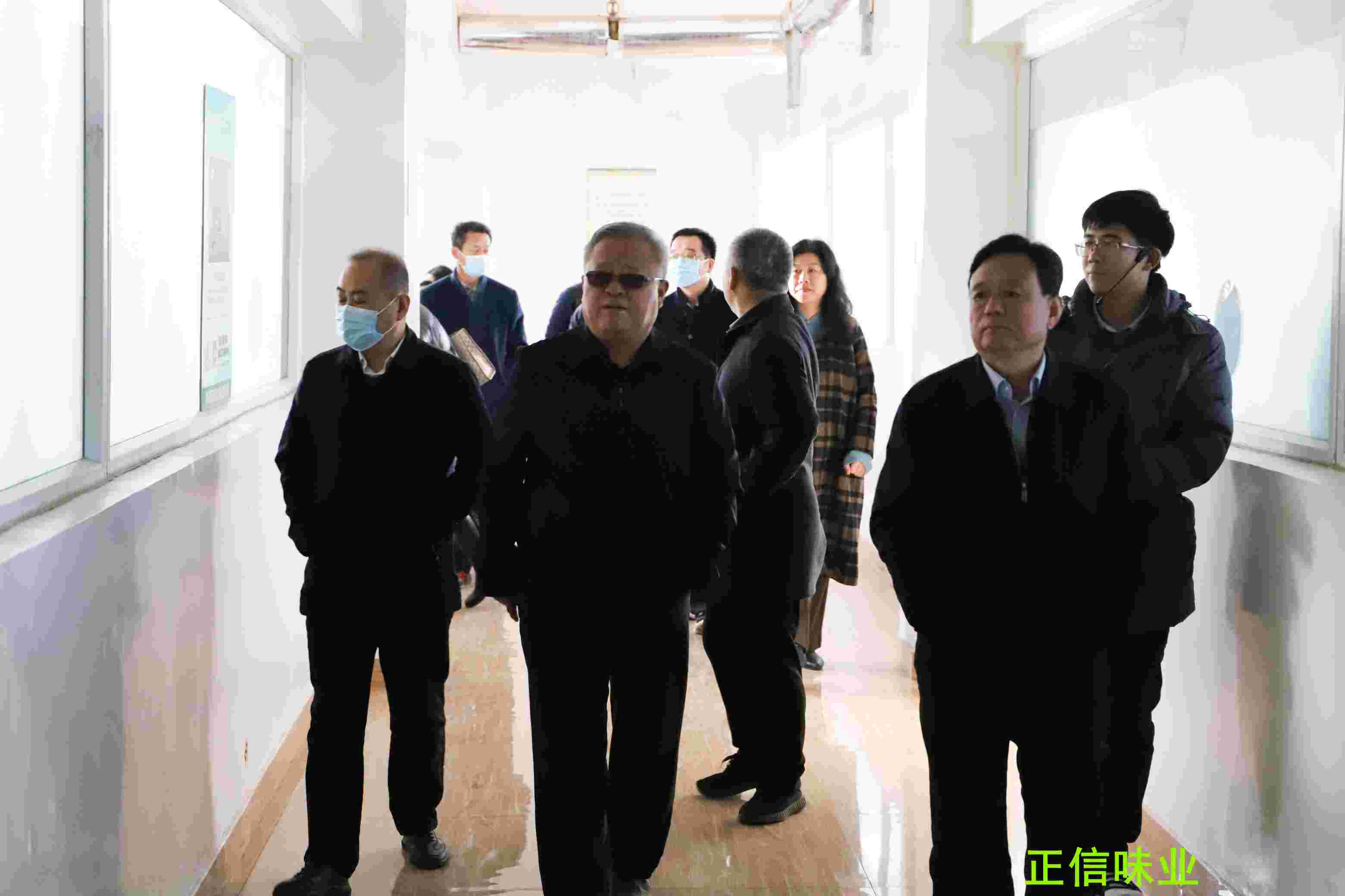 聊城市委領(lǐng)導孫軍一行到正信味業(yè)調研食品安全工作